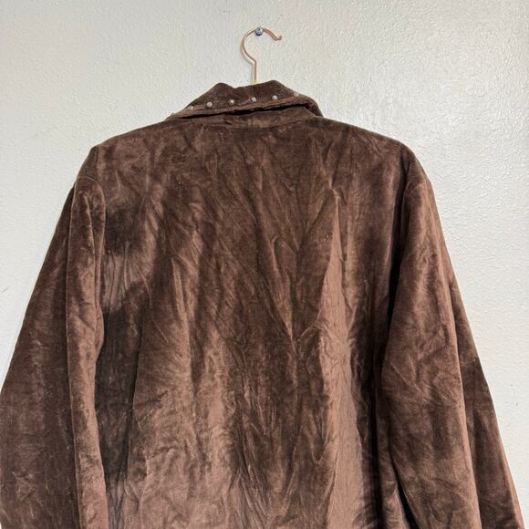 Don't Mess With Texas Brown Vintage Western Jacket Sz XL - Picture 7 of 11